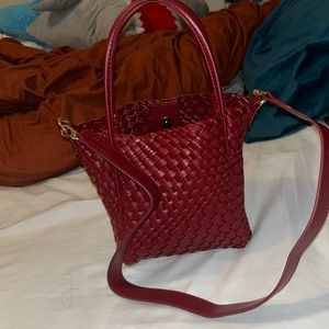 Anthropologie woven purse